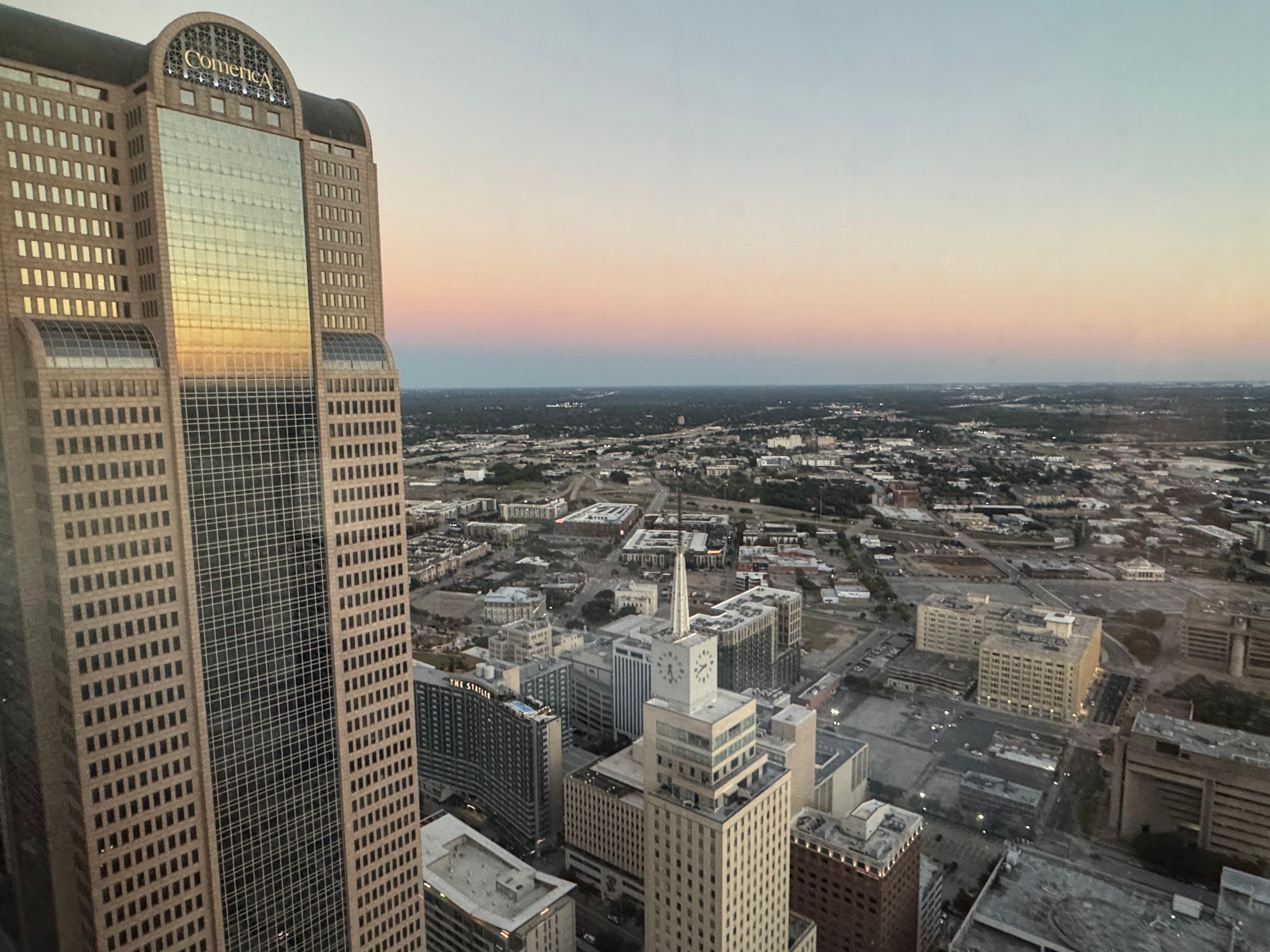 Our view of the city! 