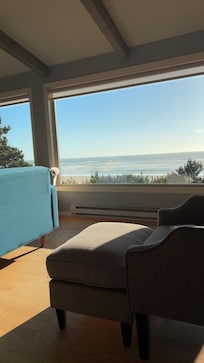 Partial living room view