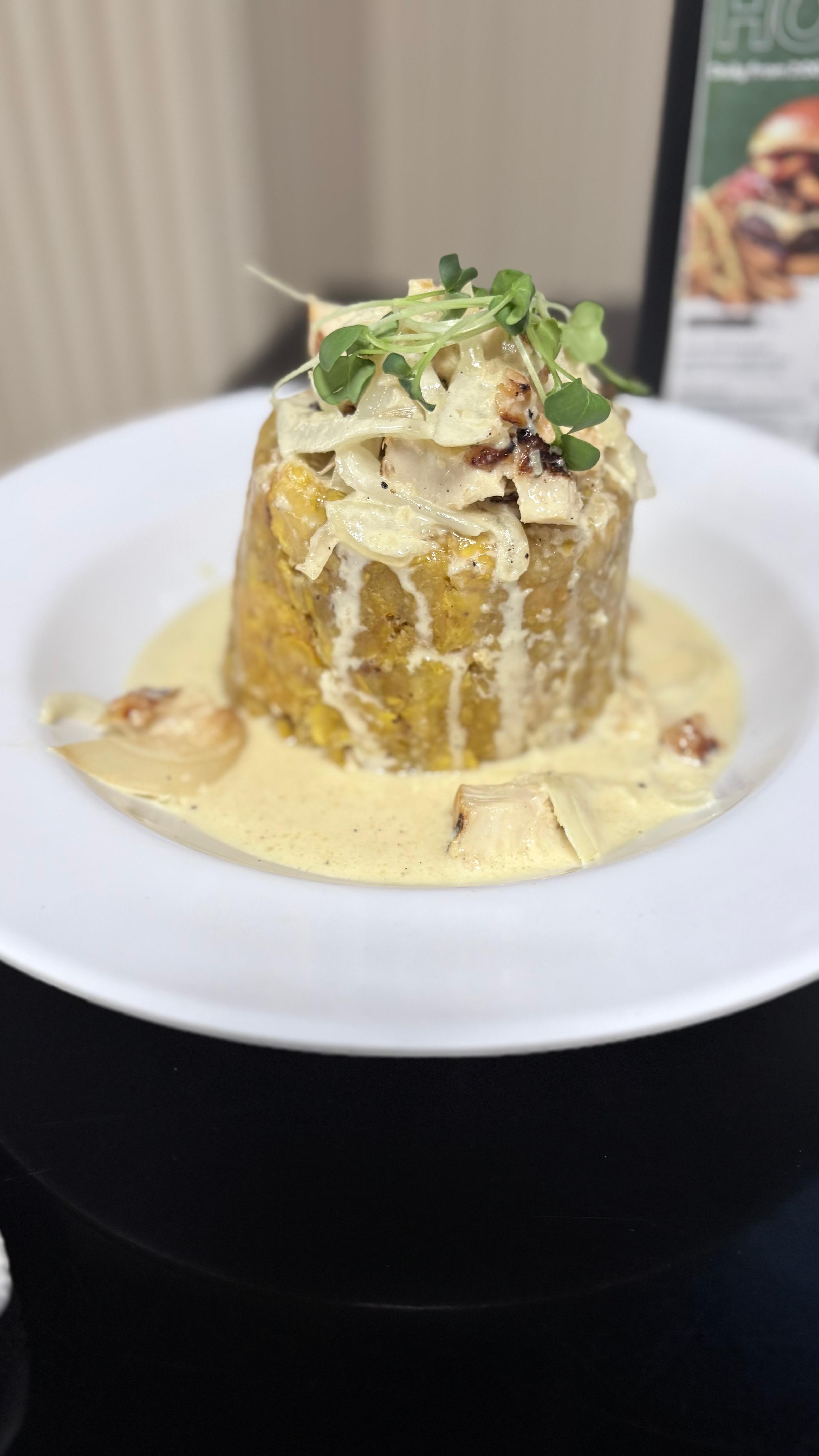 Ordered a chicken mofongo for dinner at their onsite restaurant.