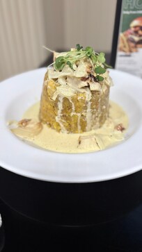 Ordered a chicken mofongo for dinner at their onsite restaurant.