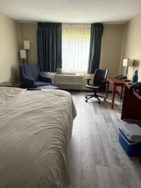 As you walk in!