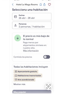 Esta es la Reserva y pone claramente todas las habitaciones disponen de Parking incluido!!!
