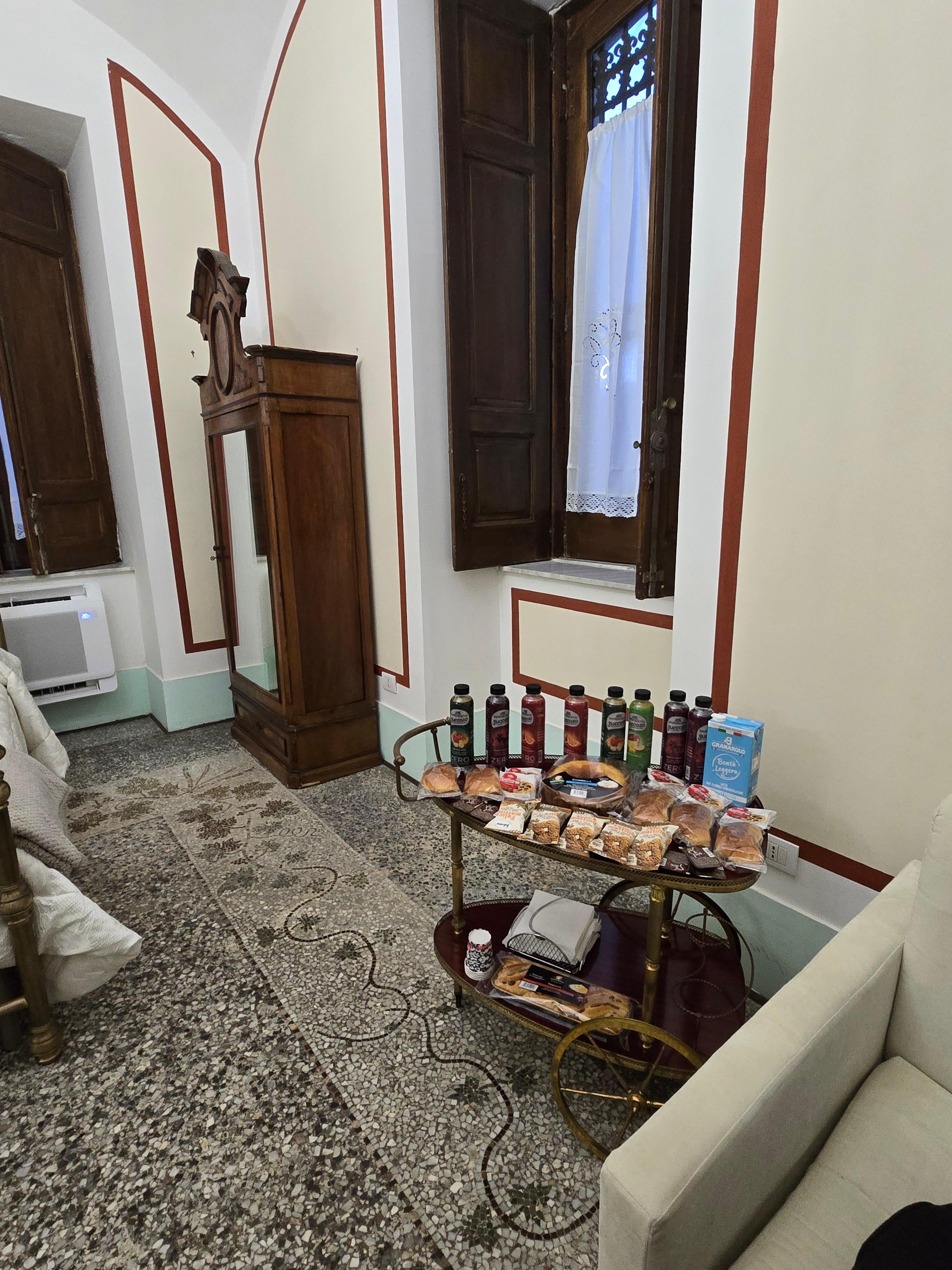 The tray of snacks was very much appreciated.