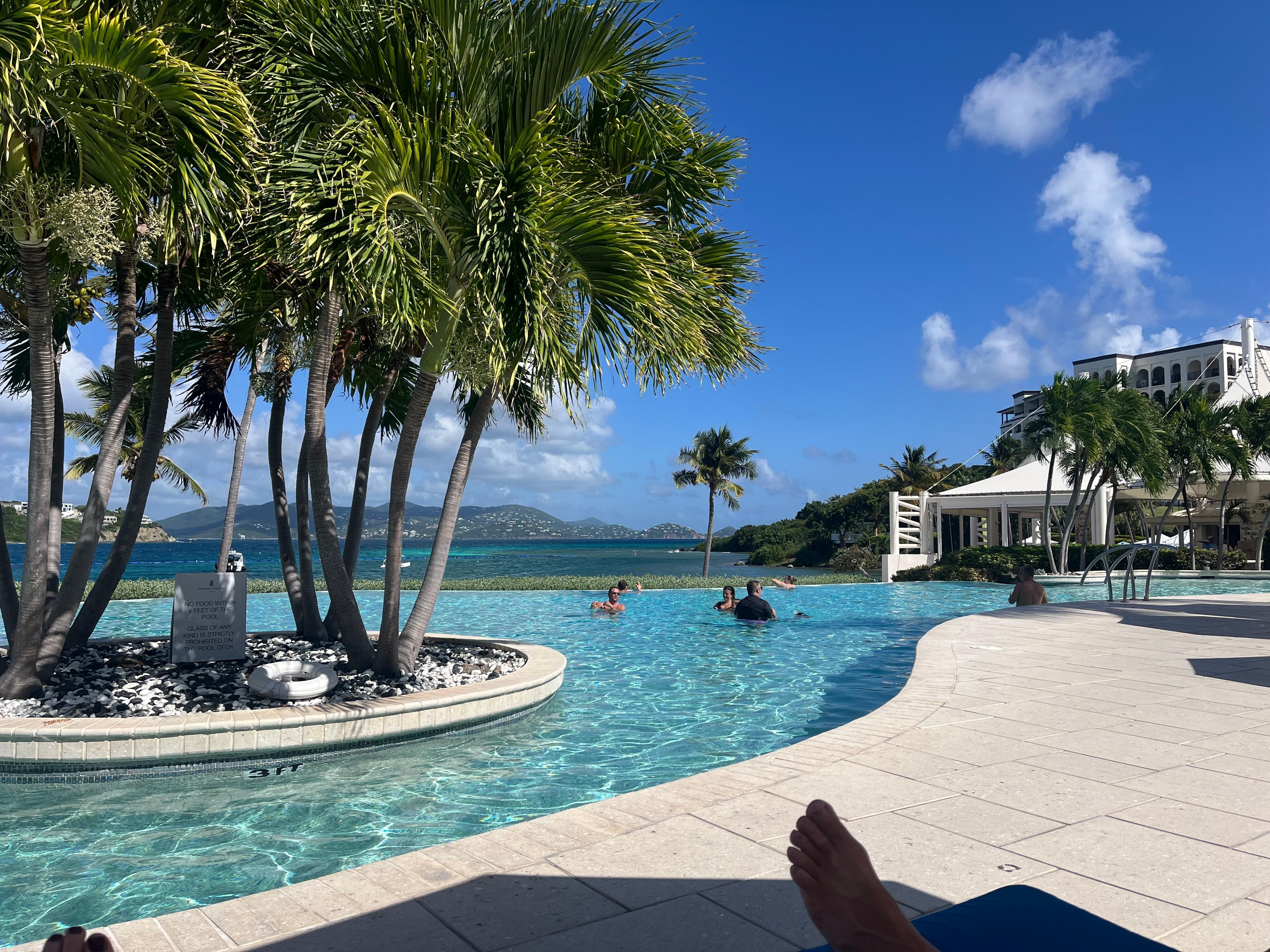 Pool- plenty of chairs/shade