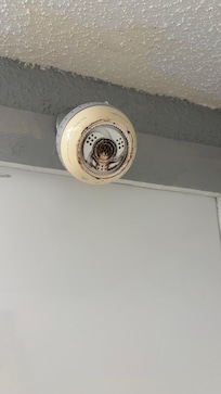 The bathroom shower head