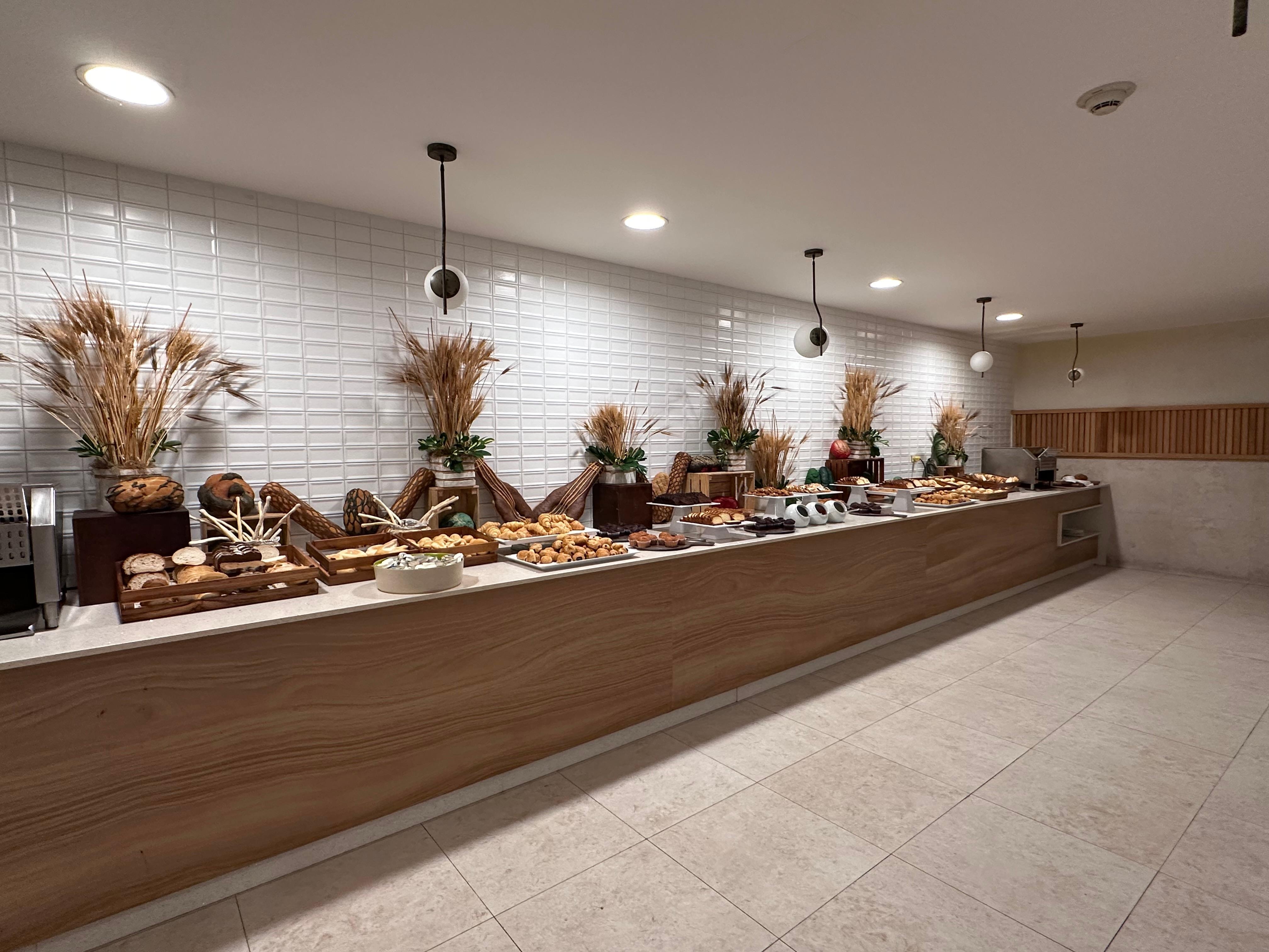 Bread section at the main buffet