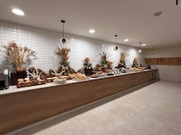 Bread section at the main buffet