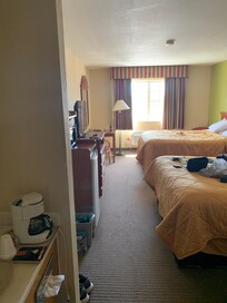 Bed was comfortable. I slept soundly.