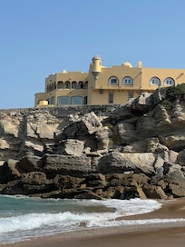 Beach is a two minute walk!