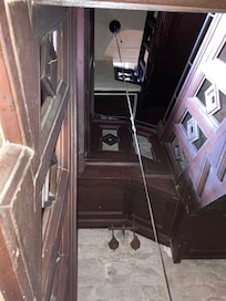 Staircase up the tower.