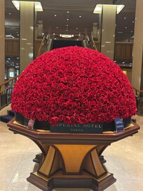 Lobby floral display