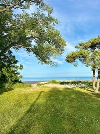 Beach access from backyard