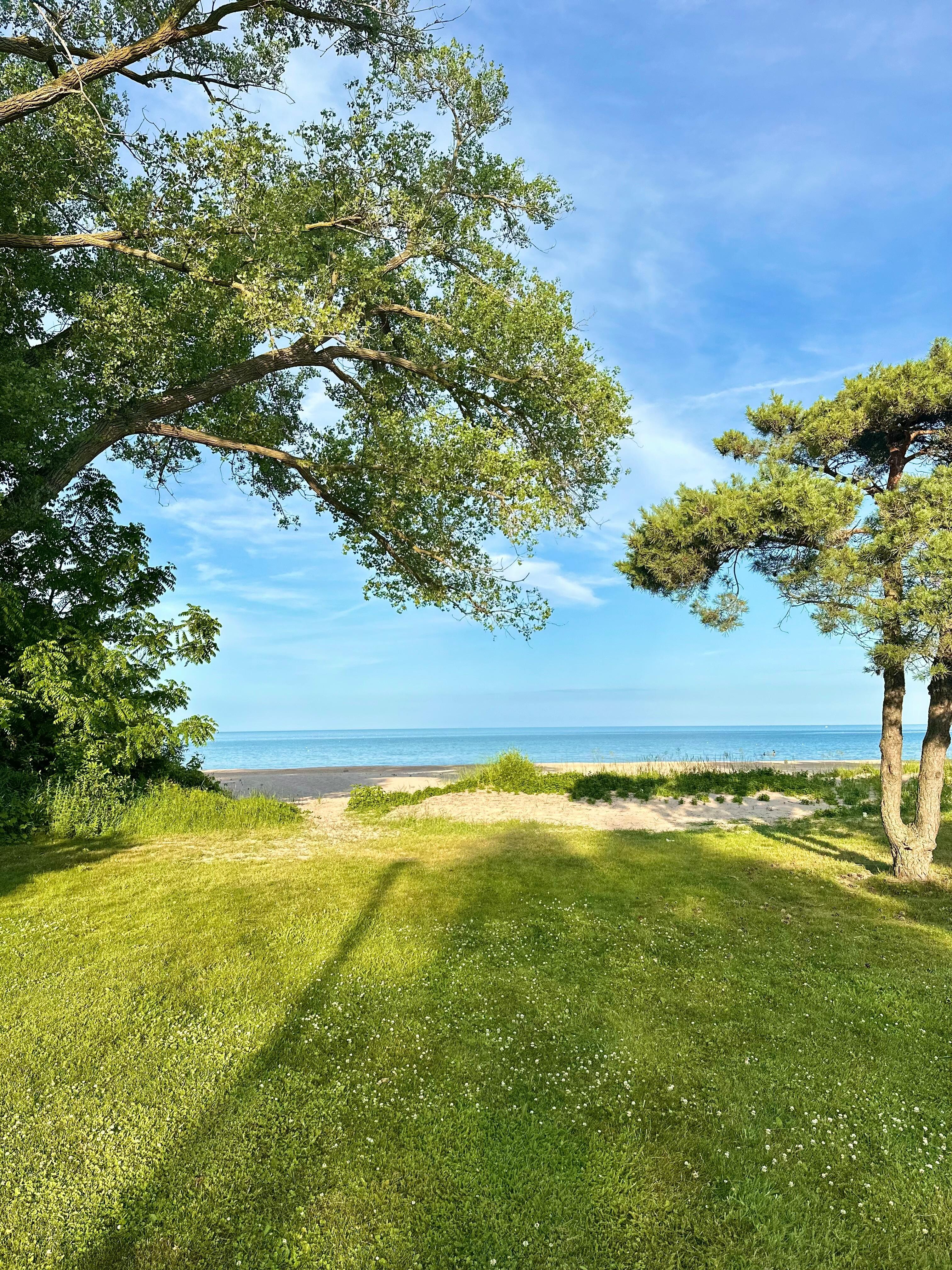 Beach access from backyard