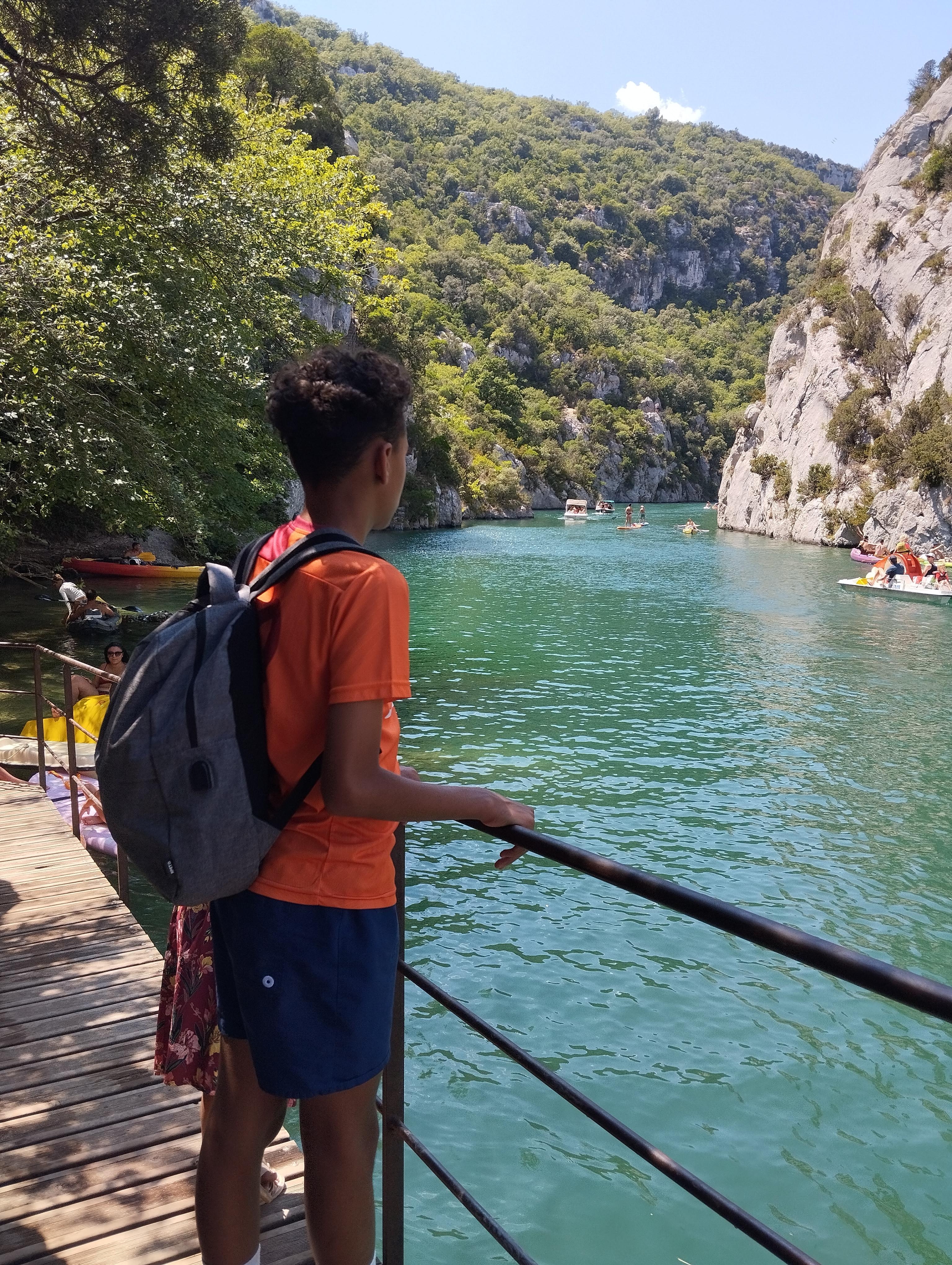 Gorge au départ de Quinson 