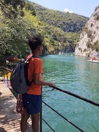 Gorge au départ de Quinson