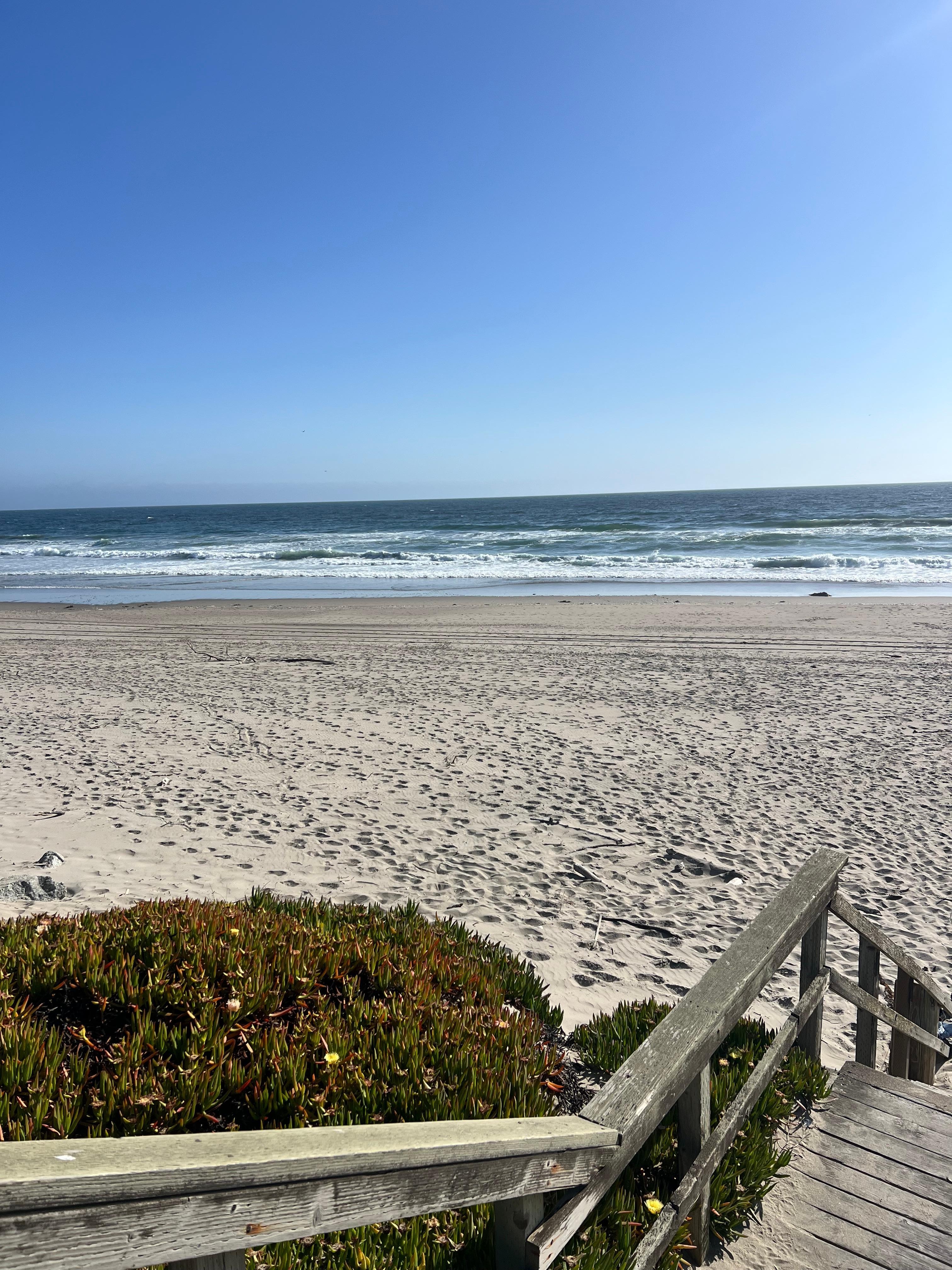 Steps from the ocean 