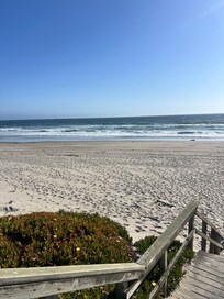 Steps from the ocean