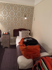 Lights flickered like it was haunted.