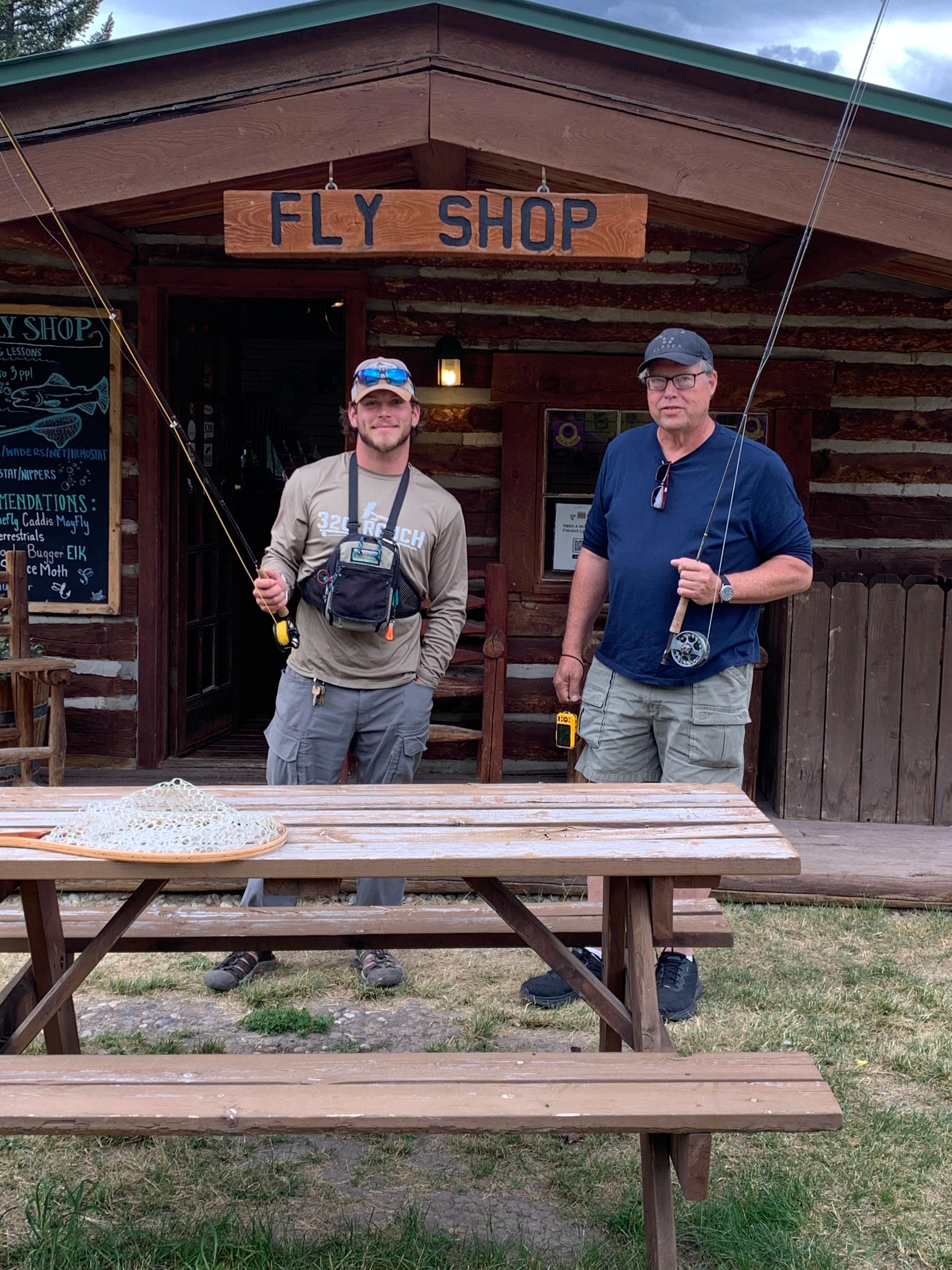 Fly fishing lessons 