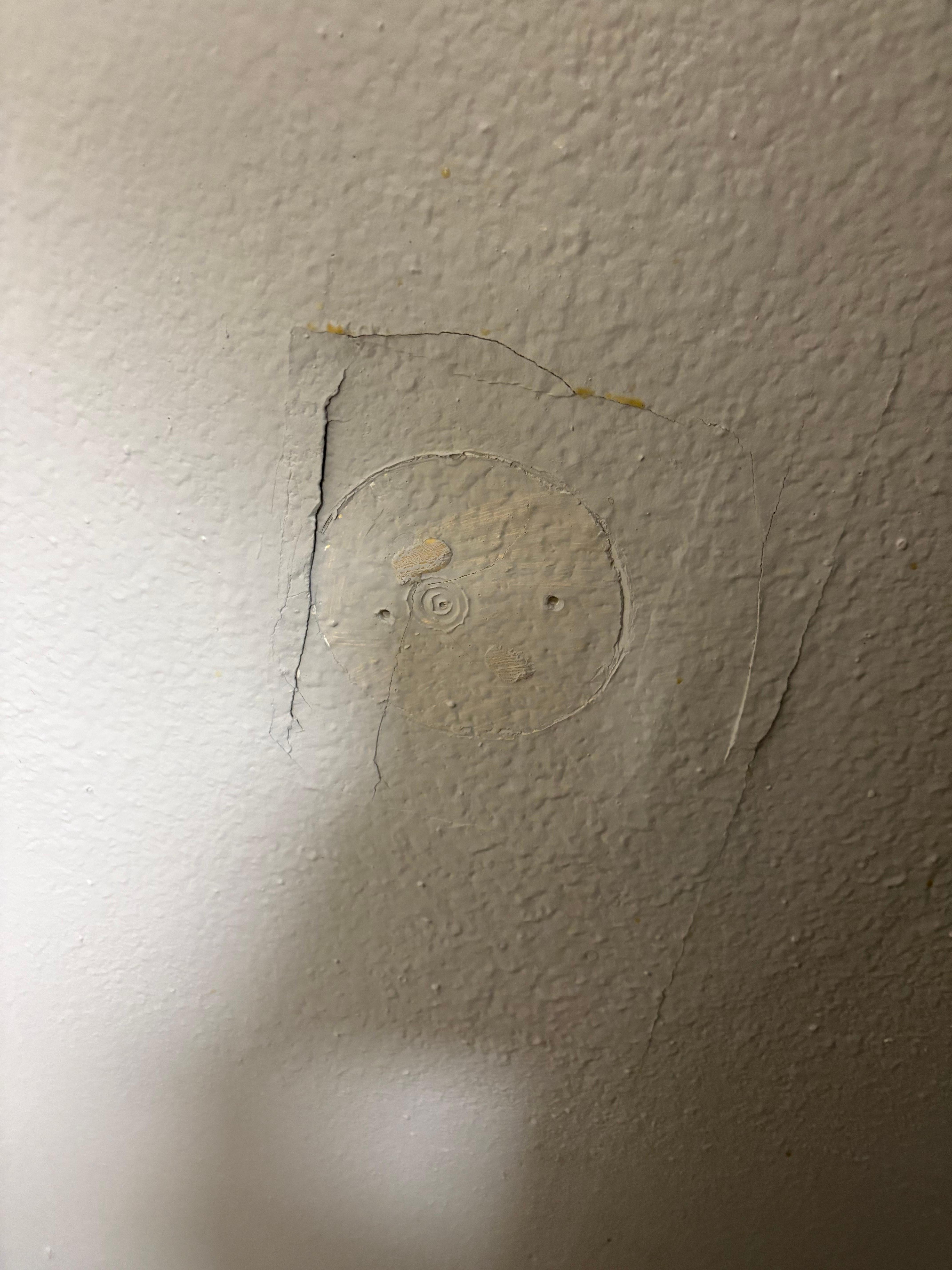Damaged wall