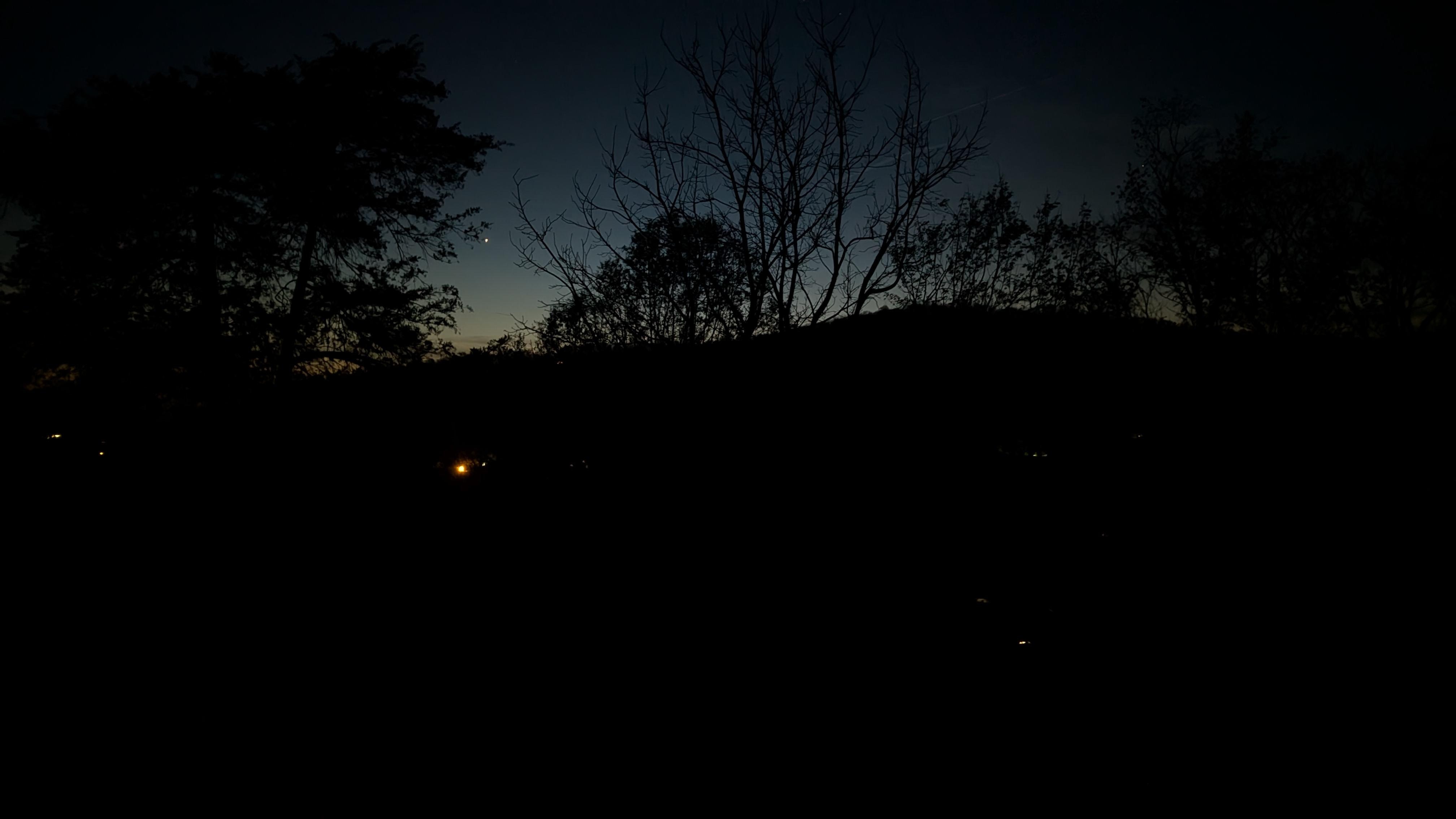 Venus at night from the upper deck