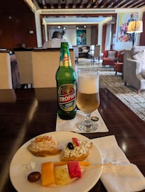 Club lounge cocktail hour