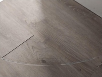 The area where the hole under the flooring is