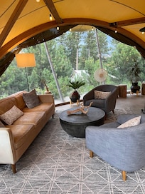 Gathering area in lodge