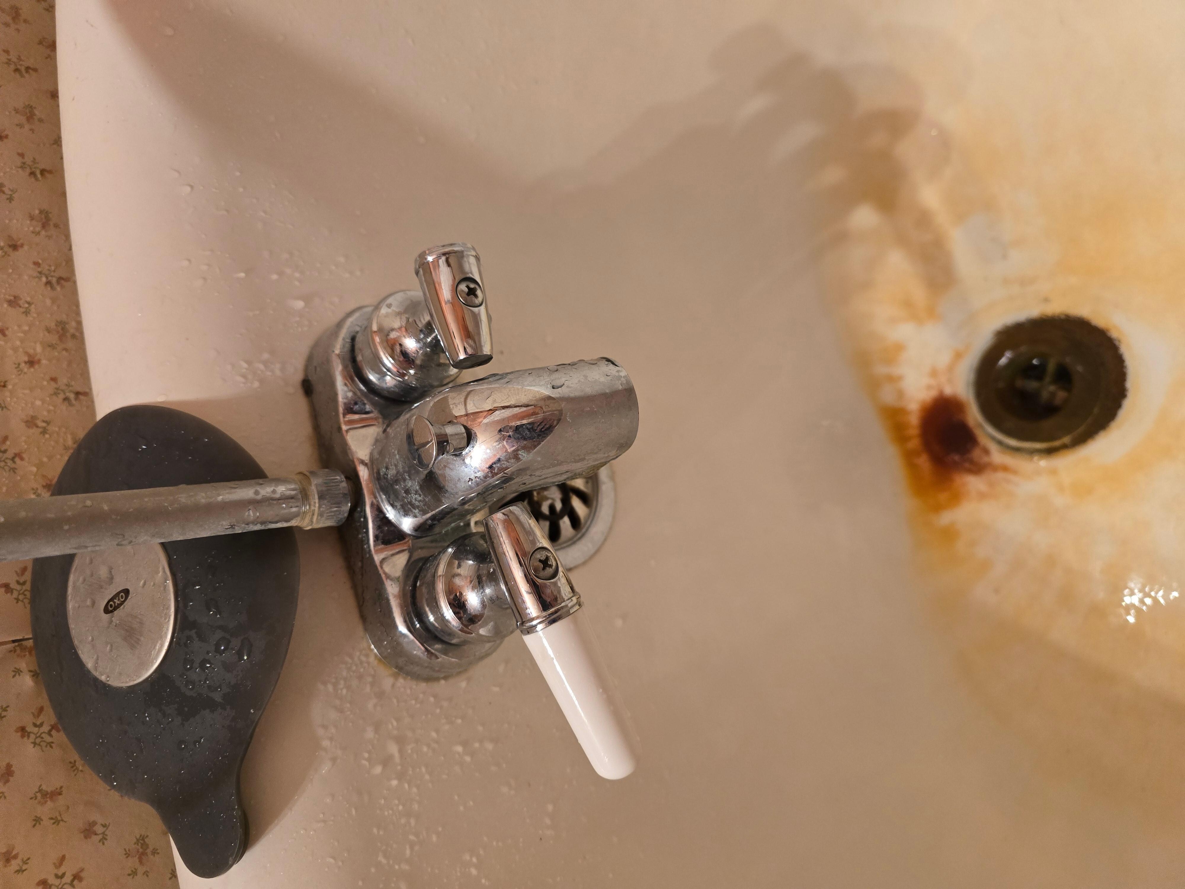 No hot water / broken valve / brown water