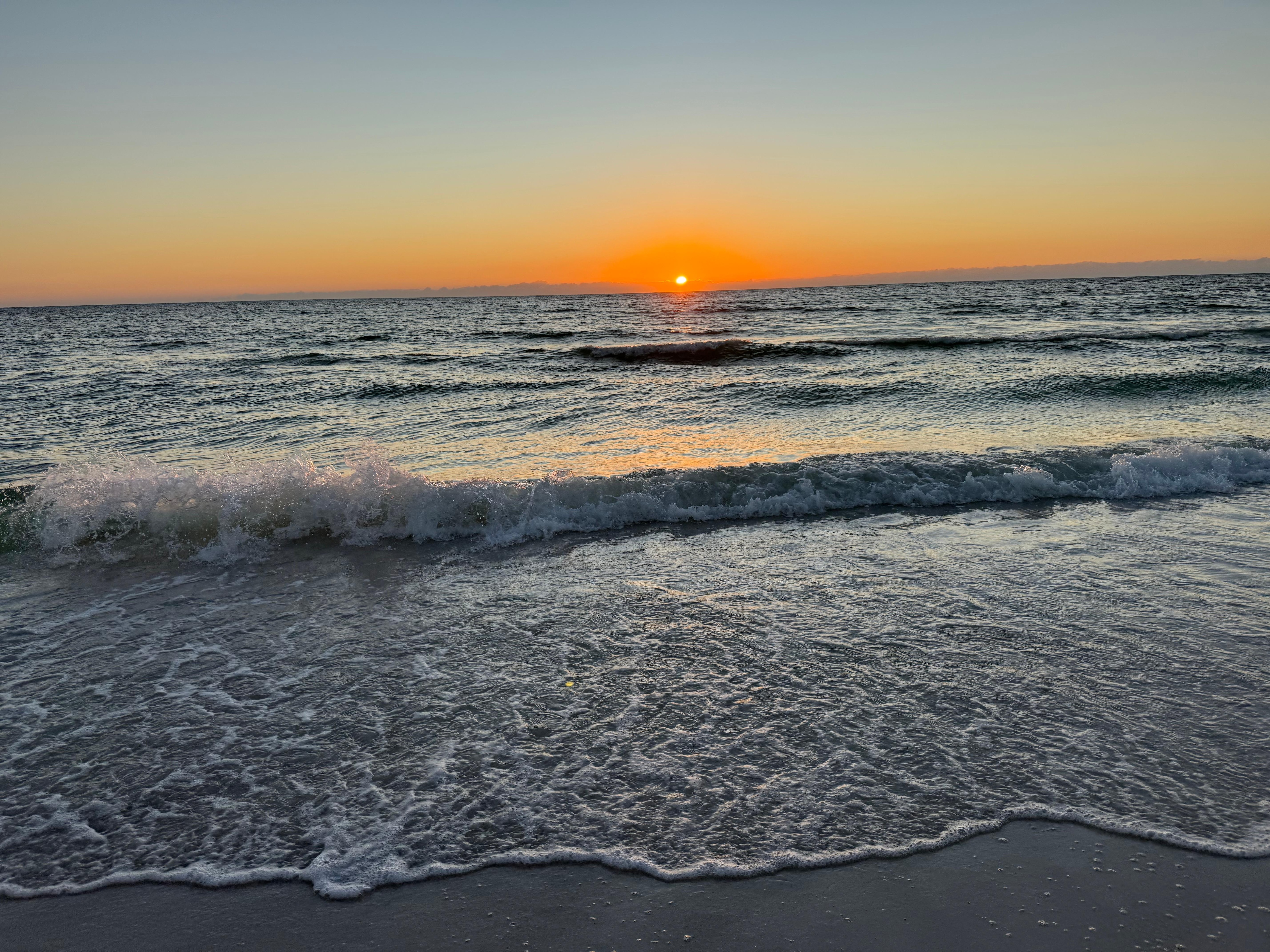 Sunset over the ocean 10/27/25
