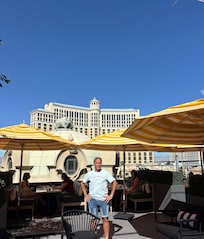 Une très belle vue du Bellagio depuis le roof top