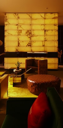 The beautiful lobby