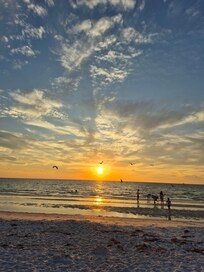 Beautiful sunset .clearwater beach