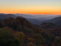 Sunset from a walk just up the hill