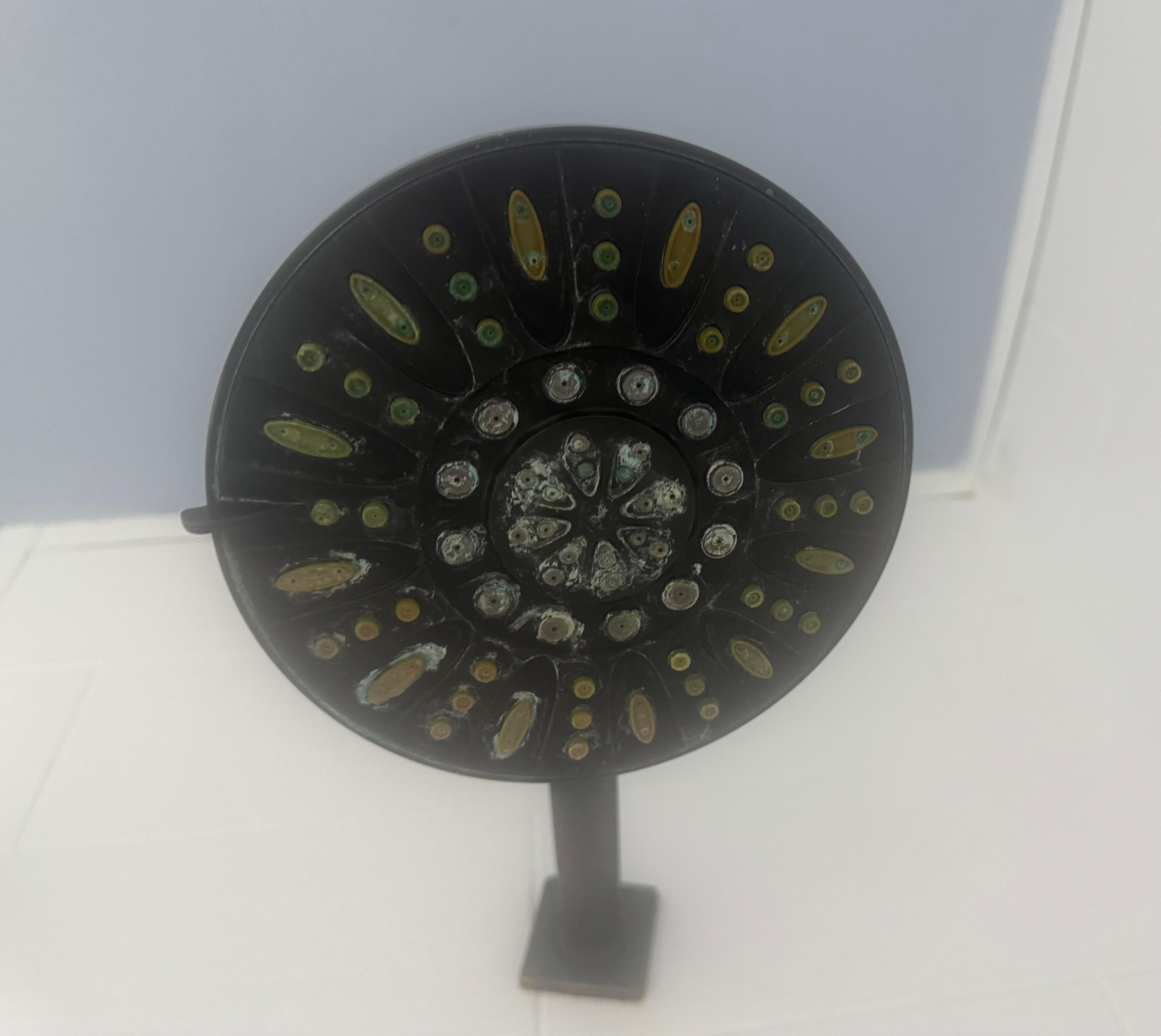 Shower-head needs to be cleaned 