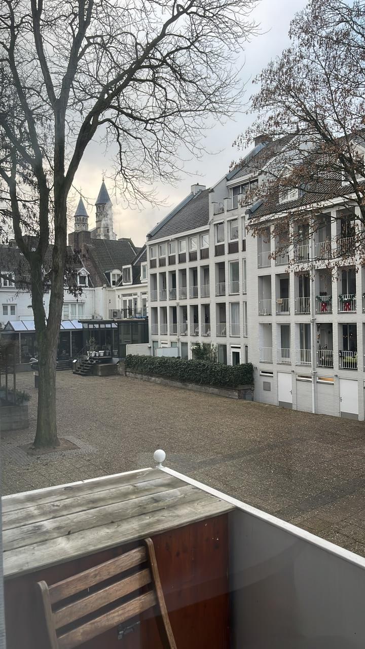 Uitzicht vanaf ons balkon. 