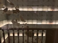 The rather dull and depressing atrium view from the room