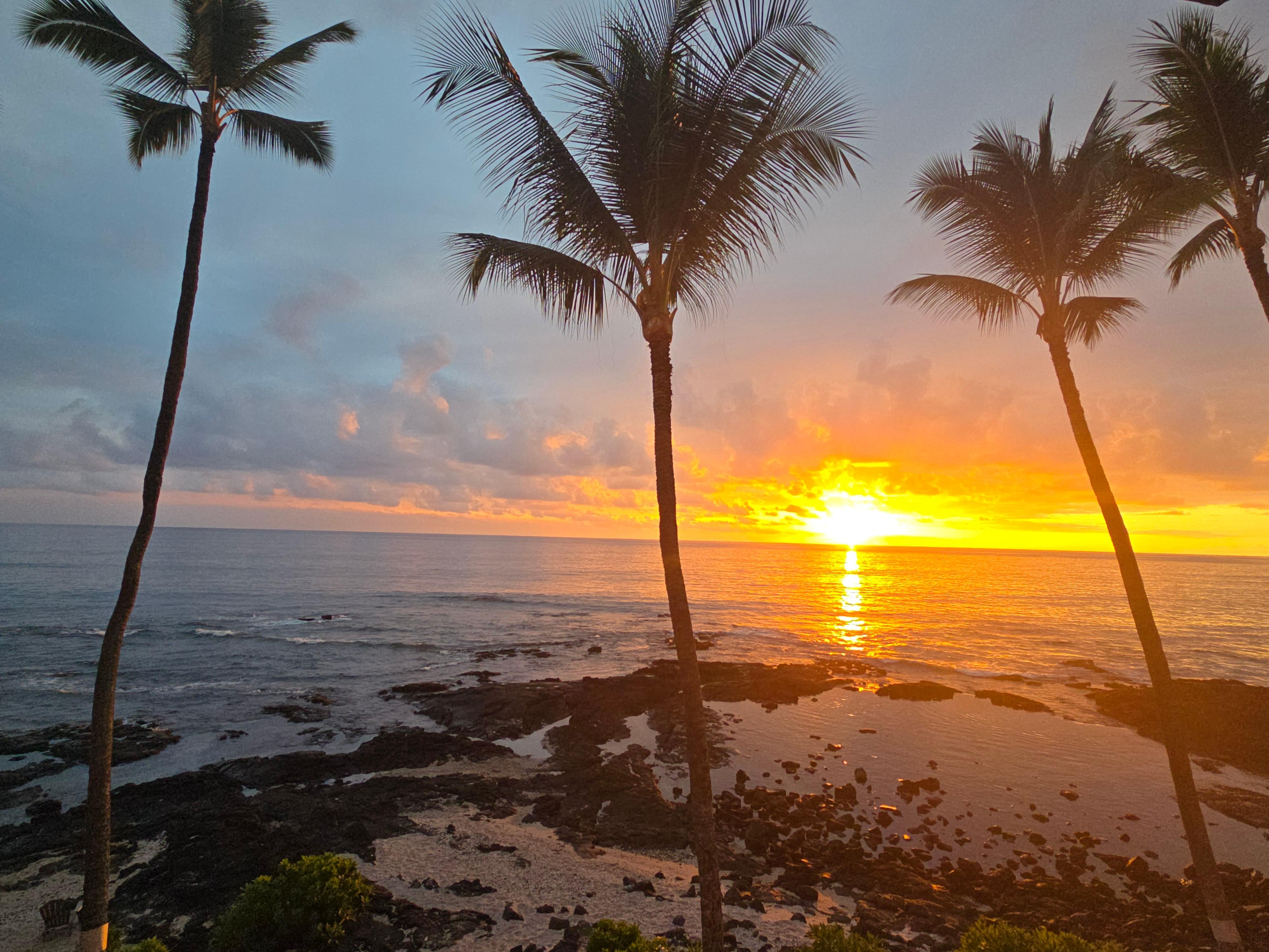 Sunset view from the room.