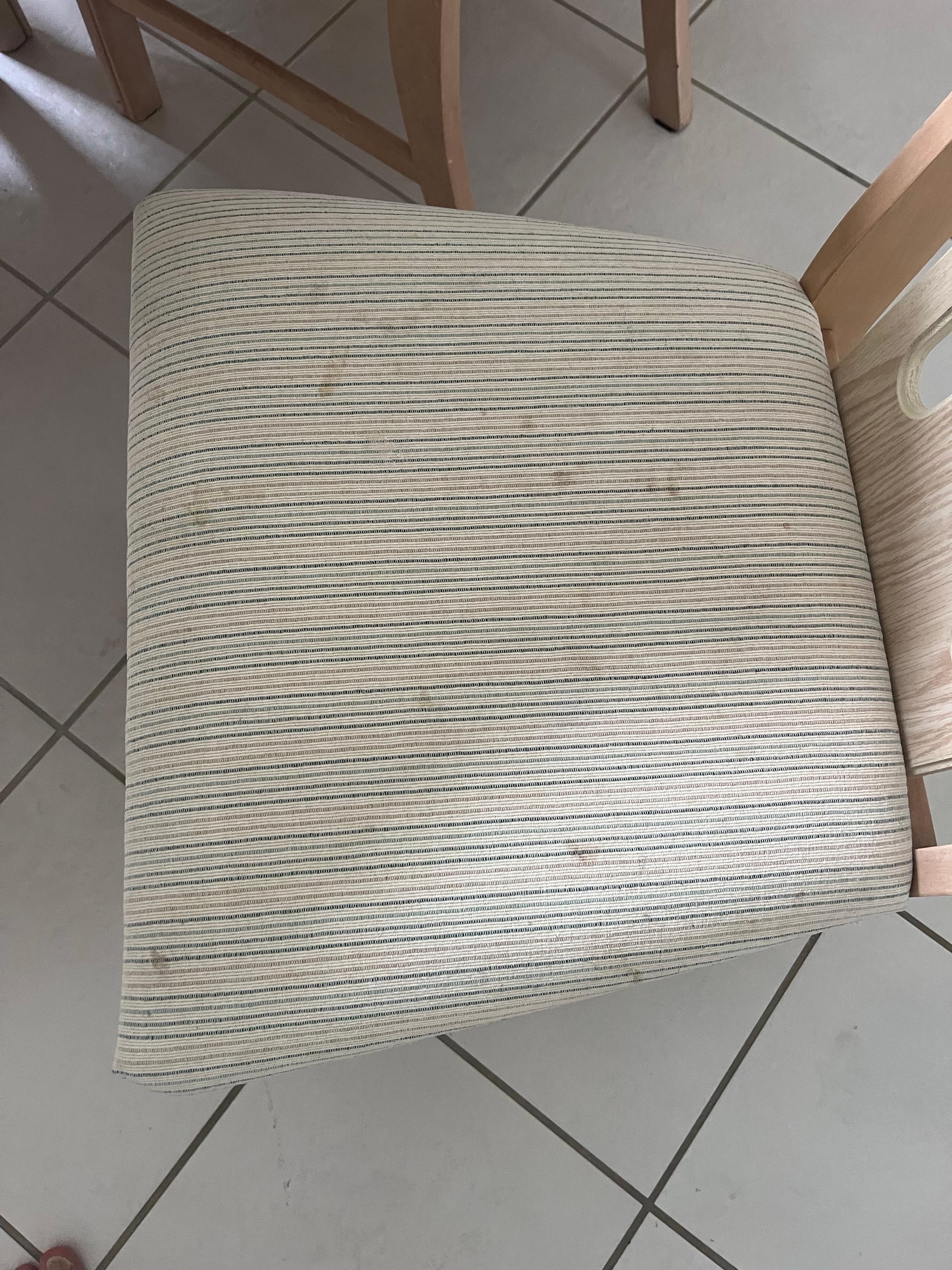 All chairs stained