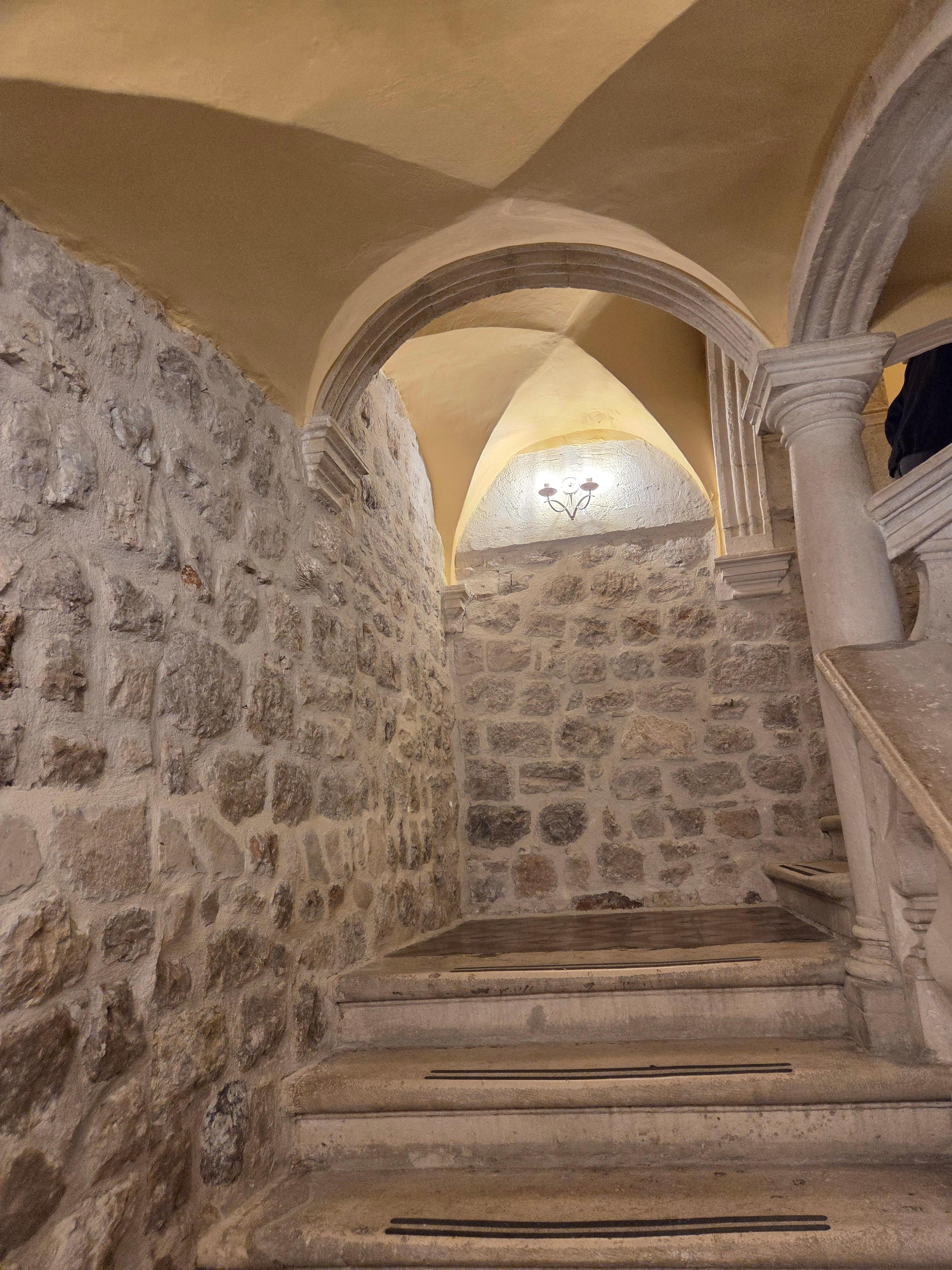 Stairs leaving lobby