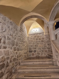 Stairs leaving lobby