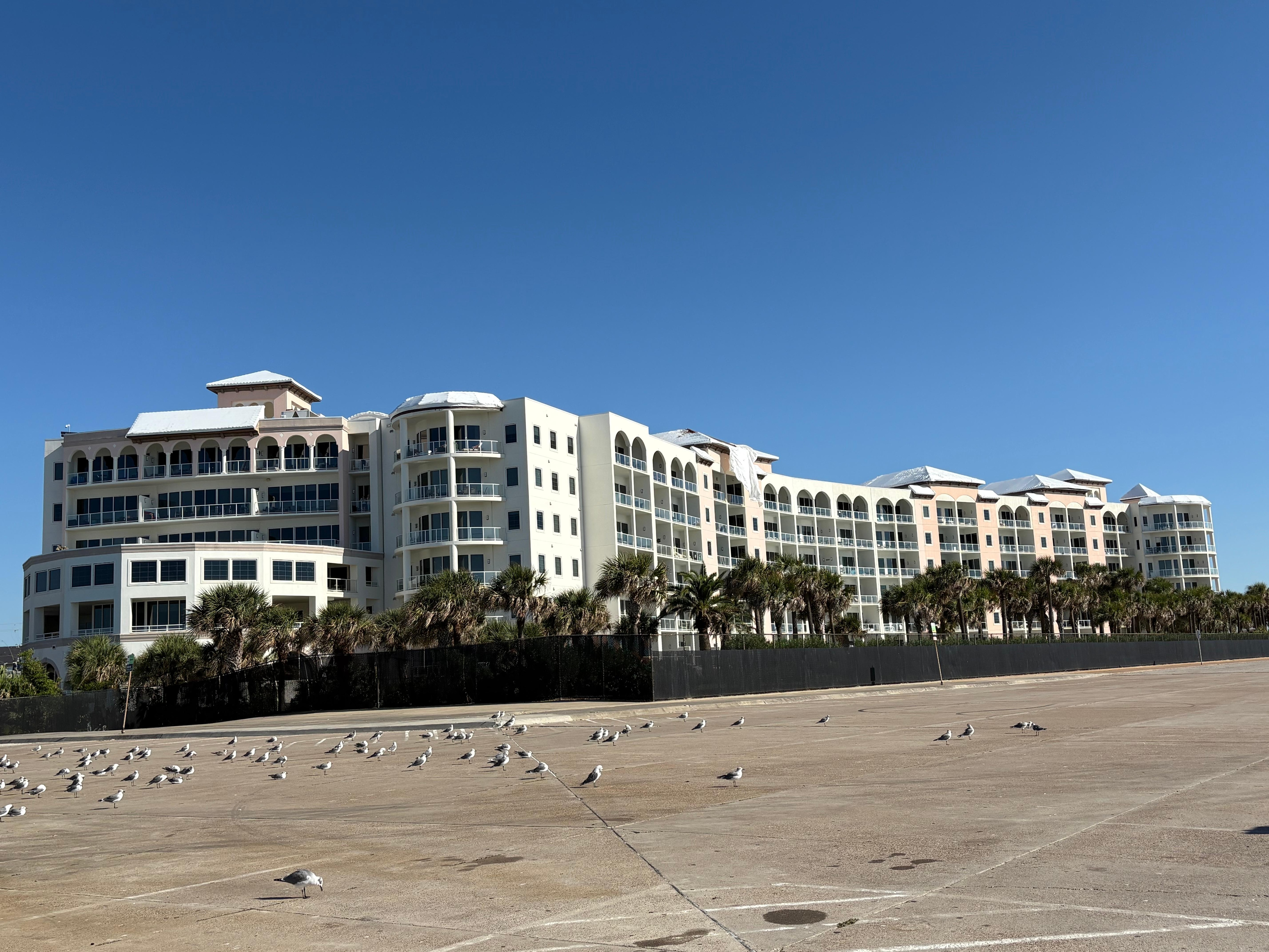 Exterior view from beach