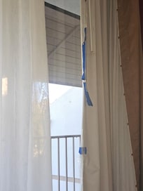 Torn/Taped curtains
