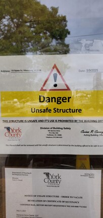 County condemn notice
