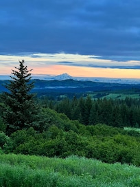 Morning magic! The view of the mountains is stunning, but what made it extra special were the thoughtful welcome gifts: a glass of wine for the adults and popcorn for the kids. A simple touch that made us feel truly cared for and welcome.