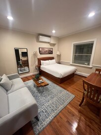 Perfect for 2, open concept, large closet, large walk in shower, great kitchenette