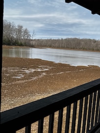 The lake was low but still beautiful!