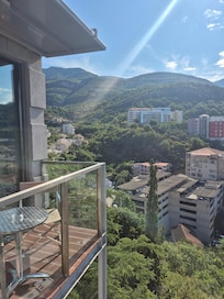 View of the mountains