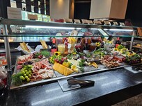 Buffet beautiful presentation and plentiful