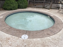 1' deep outdoor baby pool walkable or short drive
